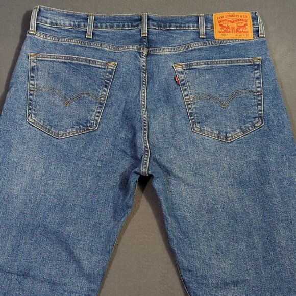 Levi's Jeans Men's 38x32 Blue 505 Regular Fit Straight Leg Denim - Picture 4 of 11
